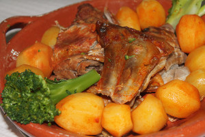 Cabrito Assado no Forno